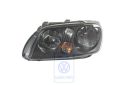 Volkswagen dubbele halogeenkoplamp links - zwart/chroom