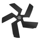 VW bedrijfswagens ID.Buzz naafkap - afdekkap zwart-glanzend