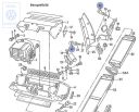Volkswagen Transporter T3 afdekkap schroefkop - satinzwart