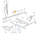 Volkswagen Transporter T2 afstandsring ruitenwisser