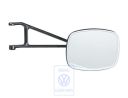 Volkswagen Transporter T3 buitenspiegel convex - links, asfaltgrijs, houten laadbak