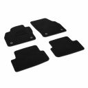 Volkswagen Polo 6 (2G/AW), Taigo (2G7) velours mattenset - satijnzwart