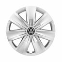 Volkswagen T-Roc (2GA) wieldoppen (set) - chroomglans/zwart/fijnzilver