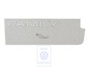 Volkswagen Caddy 3 (2K) folieopschrift FAMILY - zilver/zwart