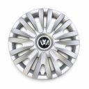 VW bedrijfswagens Caddy 5 (SB) wieldop - chroomglans/zwart/fijnzilver