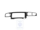 Volkswagen Passat B4 omlijsting instrumentenpaneel met draaipen 10 mm - satijnzwart