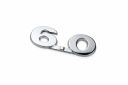 Original Volkswagen 6.0 chrome lettering met zelfklevende 3D0853675K 739
