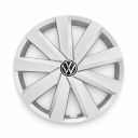Volkswagen Passat (B8) wieldop - chroomglans/zwart/fijnzilver