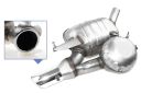 Originele achterdemper rechts incl. geluidsgenerator voor Audi A6, A7 4G