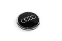 Originele Audi naafkap - zwart-mat