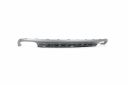 Originele S6 diffusor achterbumper, platinagrijs