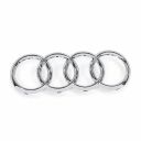Origineel Audi logo - chroom