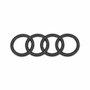 Audi Q7 (4M) logo - antraciet