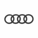 Audi Q8 (4M) logo - antraciet