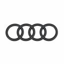 Audi A3 (8Y), A6 (C9/4P), RS3 (8Y) logo - antraciet