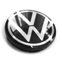 Originele Volkswagen naafkap - zwart/chroom