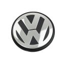 Volkswagen Passat (B8) naafkap - satijnzwart/chroomglans