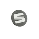 Originele SEAT naafkap - grijs/zilver