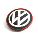 Volkswagen Golf 7 (5G), T-Roc naafkap - chroom/rood