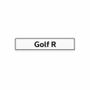 Kentekenplaat Golf R