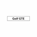 Kentekenplaat Golf GTE