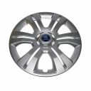 Škoda Yeti (5L) wieldoppen (set) - briljantzilver-metallic