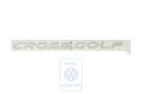Volkswagen Golf 5 (1K) folieopschrift CROSSGOLF - zilver