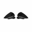 SEAT Ibiza 5 (6F), Leon 3 (5F) set spiegelkappen - zwart