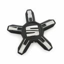SEAT Arona (KJ7), Ibiza 5 (6F) naafkap - satijnzwart/chroomglans