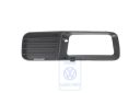 Volkswagen bumperrooster - rechts, zwart, met mistlampen