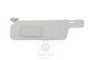 Volkswagen Polo 3 (6N) zonneklep met afdekklep - links, parelgrijs