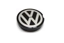 Originele Volkswagen naafkap - chroomkleurig/zwart