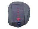 Volkswagen Polo 3 (6N) stoelbekleding linksachter - gebroken zwart