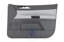 Volkswagen Polo 4 (9N) deurpaneel - rechtsvoor, zilvergrijs/antraciet, 4-deurs