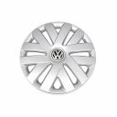 Volkswagen Polo 5 (6R/2G) wieldop - briljantzilver/chroomglans