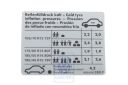 Volkswagen Lupo bandenspanningssticker - 37 kW