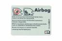 VW bedrijfswagens Transporter (T4) sticker 'airbag'