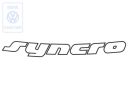 Volkswagen Transporter T4 syncro-plakletters motorkap - satijnzwart