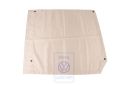 Volkswagen Transporter T4 gordijn achterruit links - lichtbeige, dubbele deuren