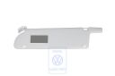 Volkswagen Transporter T4 zonneklep met spiegel - links, grijs, rechts gestuurd