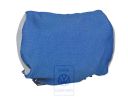 Volkswagen Transporter T4 hoofdsteunbekleding - flanelgrijs/blauw stof