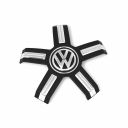 Volkswagen Amarok (2H), Multivan, Volkswagen Transporter (T6) naafkap - satijnzwart/chroomglans/ reflexzilver