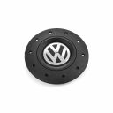 Volkswagen Amarok (2H), Volkswagen Transporter naafkap - satijnzwart/chroomglans