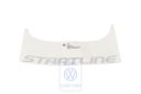 Volkswagen Transporter T5 opschrift STARLINE zijkant - zilver