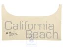 Volkswagen Transporter T5 folieopschrift CALIFORNIA BEACH - zilver