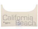 Volkswagen Transporter T5 folieopschrift CALIFORNIA BEACH - zijkanten, donkerzilver
