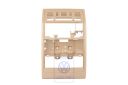 Volkswagen Transporter T5 dakconsole - puurbeige
