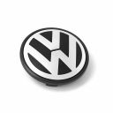 Volkswagen Touareg 1 (7L), Volkswagen Transporter (T5) naafkap - zwart/antracietmetallic