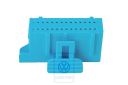 Volkswagen stekkerhuis aircoregeleenheid - blauw
