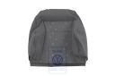 Volkswagen Sharan 1 (7M) rugleuningbekleding verwarmd - voor, flanelgrijs stof